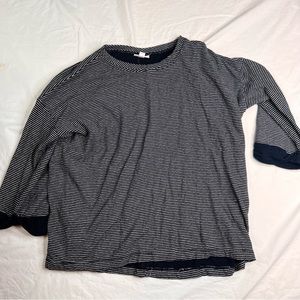 J Jill Sweater XL Multicolored Round Neck Pullover Knit Cotton Casual L031122